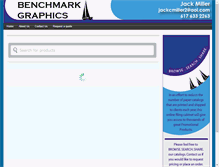 Tablet Screenshot of benchmarkprintandpromo.com